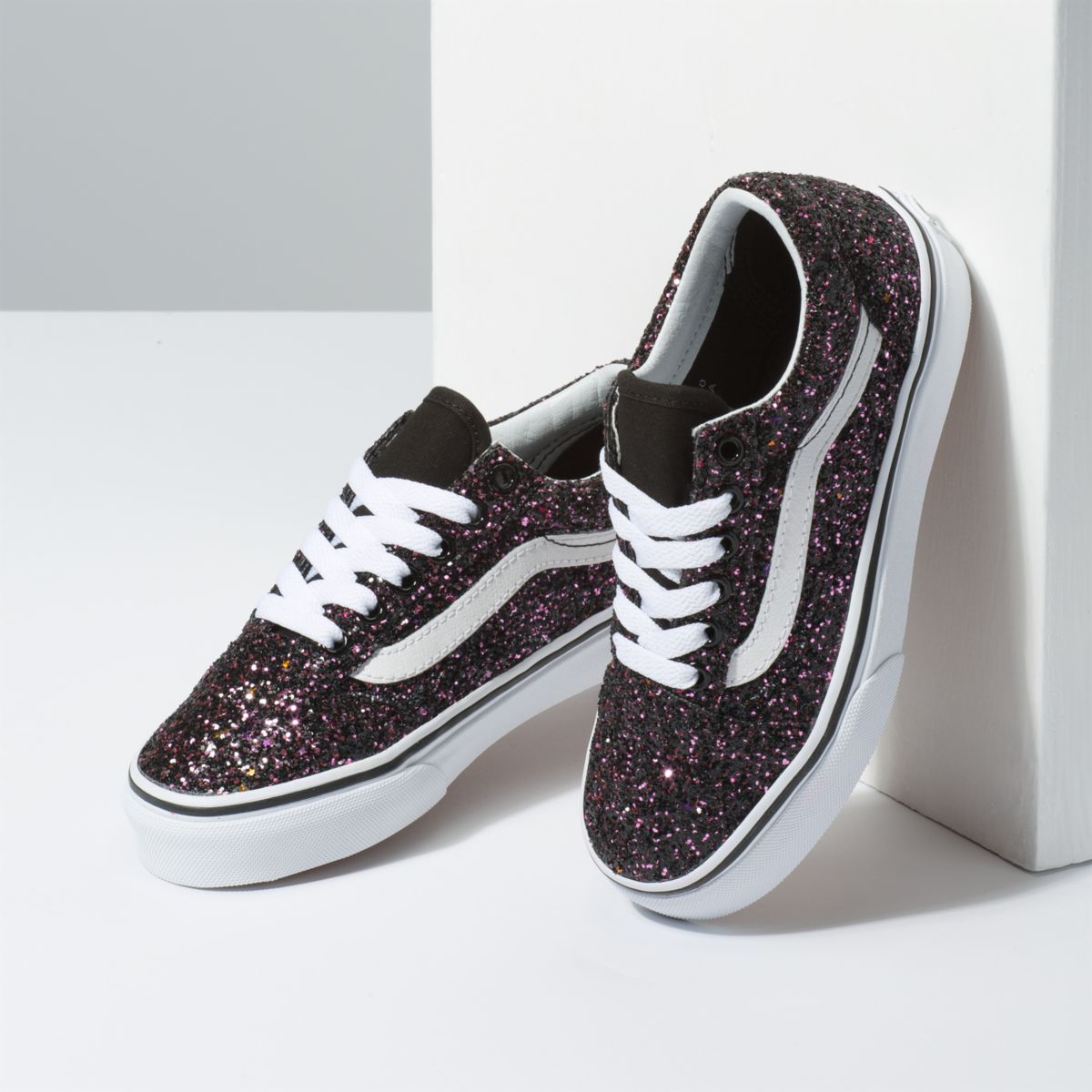 Glitter vans cheap old skool